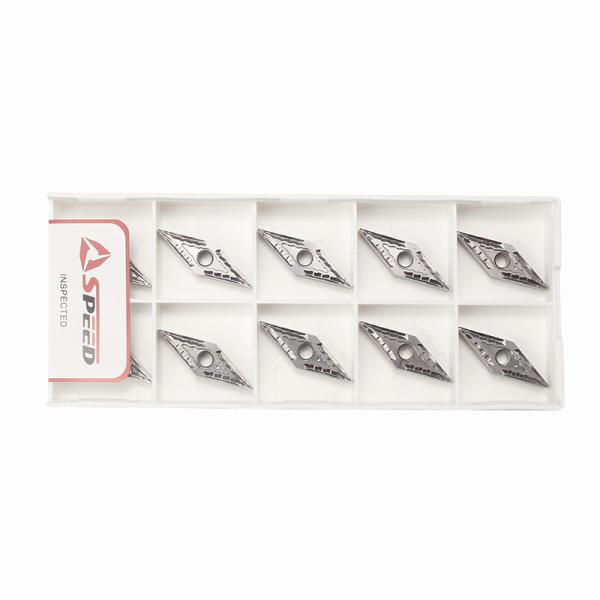 Speed VNMG160404 Machining Cermet Inserts Durable Wear Resistant Cutting Tool for Finishing Cuts