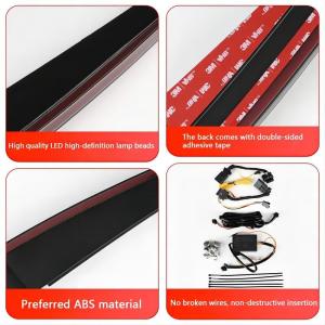 For Tesla Model Y 3 Through Taillight Dynamic Rear Tail Light Strip Upgrade And