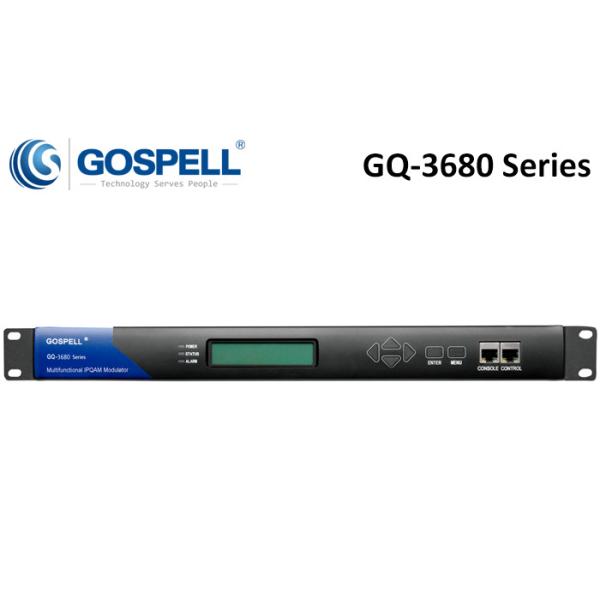 Buy GQ-3680 Series Modular IPQAM, 48 or 72 QAM modulation, 3 pluggable QAM modules at wholesale prices