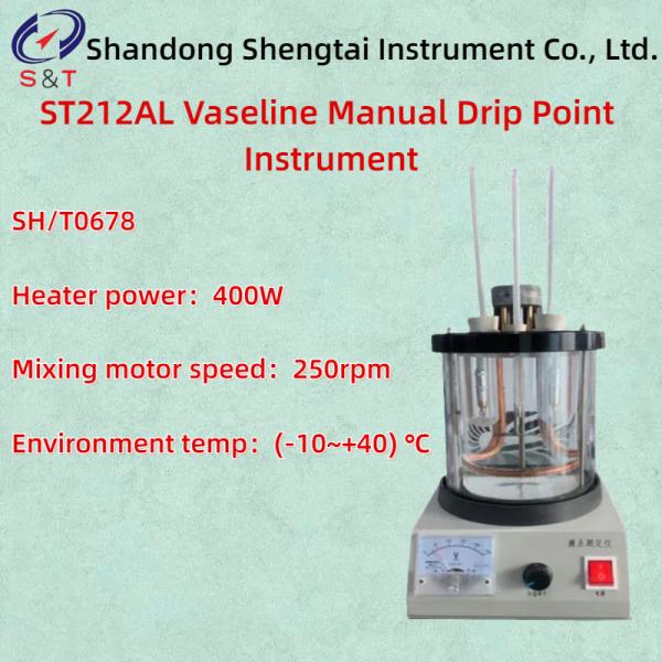 ST212AL Vaseline Manual Drip Point Instrument SH/T0678 Speed 250rpm Glass Test
