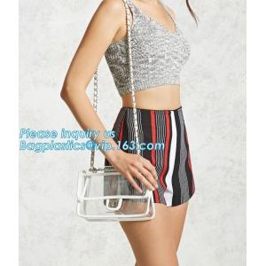 China Promotional  Biodegradable Shopping Bags Plastic Heat Seal Sewing Zipper Makeup on sale