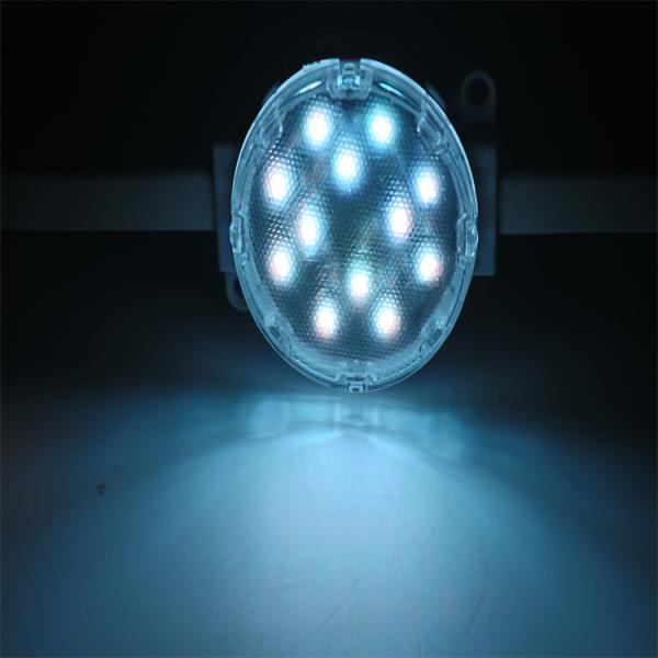 IP67 Waterproof DC24V 50MM DMX LED RGB Pixel Lights Programmable Full Color Smart Point Light Outdoor