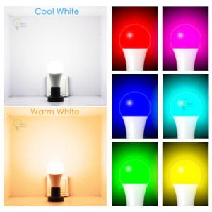 WIFI Timing 9W 800lm RGB LED Bulb B22 APP Controlled