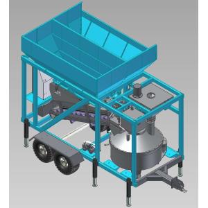 Fast Moving Small Concrete Batch Plant 26m³ Container Cement Silos