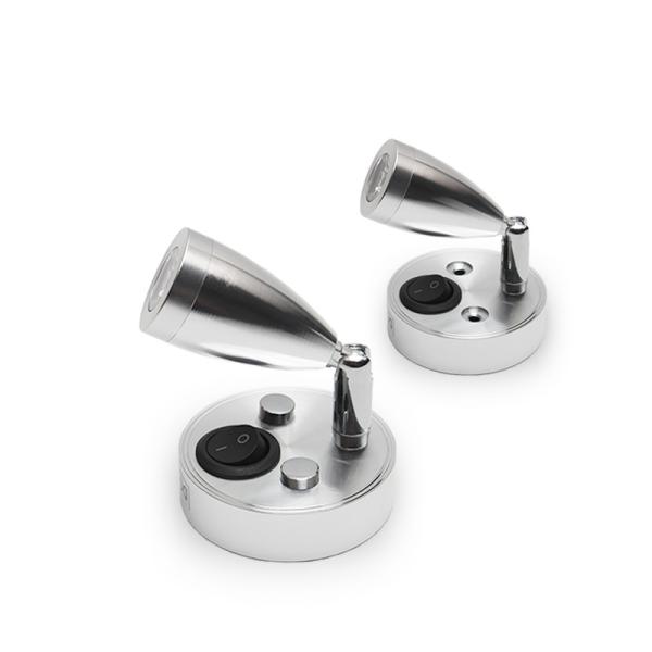 Modern bedside reading wall light/bus reading light 12V/car wall light/usb headboard light