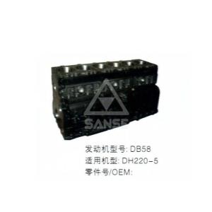DB58 Engine Cylinder Block 65.01101-6079 For Excavator DH220-5 EX200 SH200