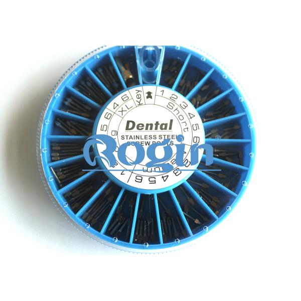 Stainless steel plated dental tooth implant , endo post MULTI Sizes