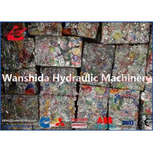 Beverage Cans Metal Scrap Baling Machine Metal Shavings Compactor With Siemens