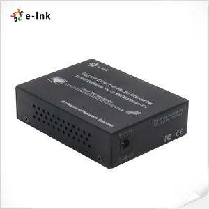 10/100/1000Base-T to 100/1000Base-F Gigabit Ethernet Fiber Media Converter SFP