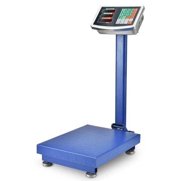 Buy ABS Plastic LCD Display 150kg Bench Weighing Scale with Checkered Steel Plate TCS Digital Platform OEM/ODM Supported at wholesale prices