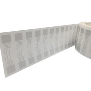 Long Range Programmable Passive RFID inlay Tag with UHF antenna for label