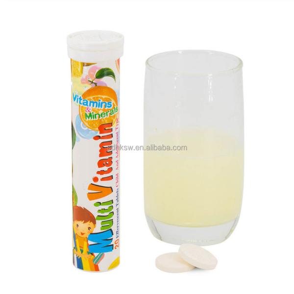 Dietary Nutritional Supplement Multivitamin Effervescent Tablet with Private Label