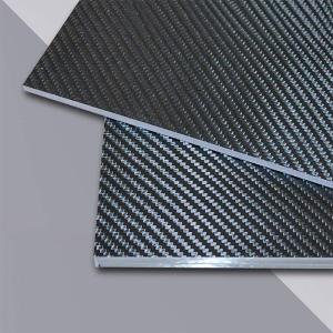 300X400MM 100% 3K Carbon Fiber Plate Board Glossy / Matte Finish 0.5 - 4MM