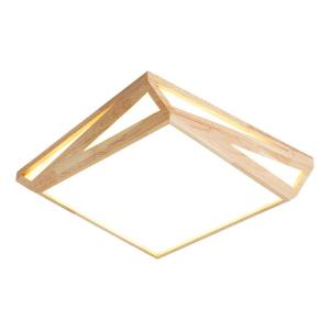 Wood flush mount ceiling light For Indoor home Lighting Fixtures (WH-WA-02)