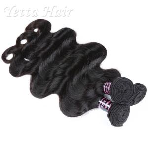 Long Lasting100 Indian Human Hair Weave For Black Women Body Wave