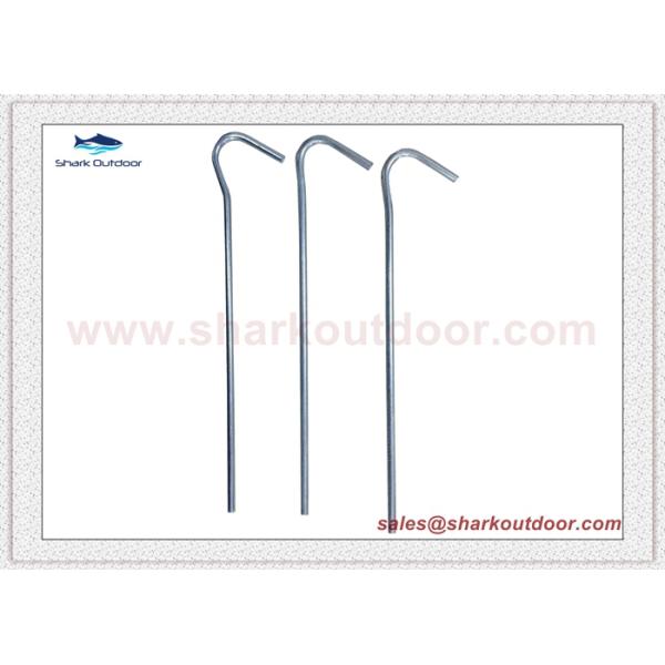 Camping galvanized steel round wire tent peg stake