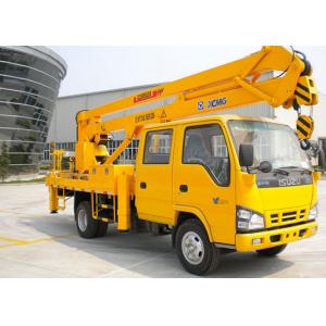 XCMG articulating boom crane / basket crane truck 2T Lifting Capacity