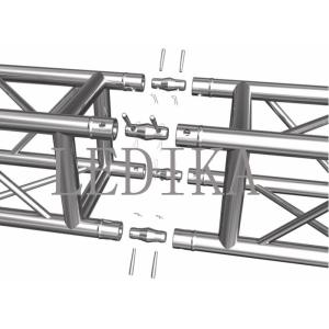 15m Diameter Square Aluminum Spigot Truss With Lighting Decorate