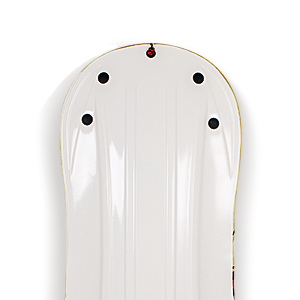 Adult 122cm Woowove Custom Snowboard Foam HDPE Plastic Snow Sled with 2 Handles Pull Rope