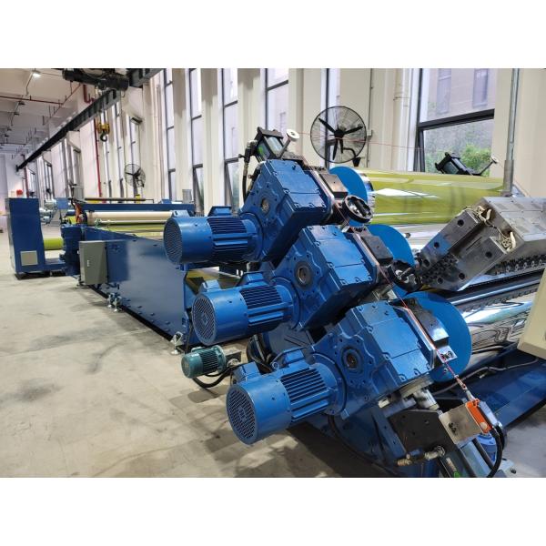 Buy CE Certified Plastic Sheet PLC Extrusion Machine 500kg/H 100rpm at wholesale prices