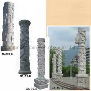Quality Edit Stone Marble Pillar Granite Columns for Construction for sale