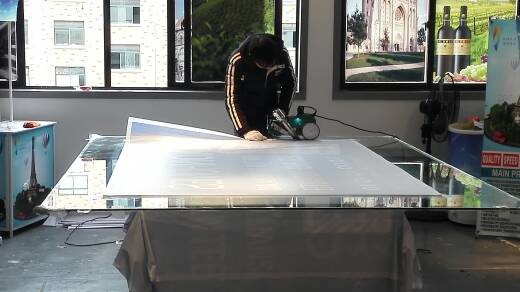 Digital Printing PVC Mesh Fencing 1000x1000 12x12 270g Outdoor Advertisement Plastic Coated Mesh