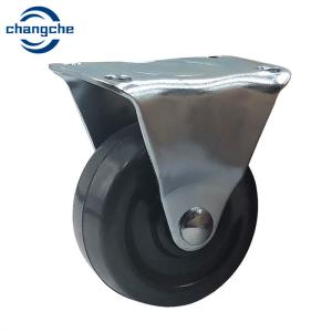 Polyurethane Industrial Caster Wheels Optional Thread Guard