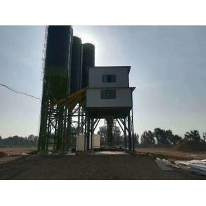 Automatic Control HZS50 Concrete Batching Plant , Electric Cement Mixer Fixed