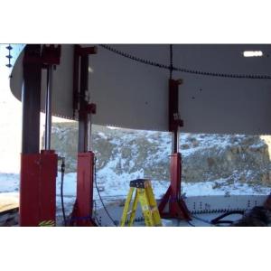 Hydraulic Jack Operated Piston Type Grain Silo Jacking System for Enamel Storage