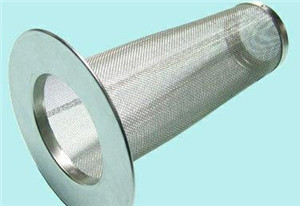 1/4'' Perforated Holes Conical Or Basket Type strainer Mounting Between Two