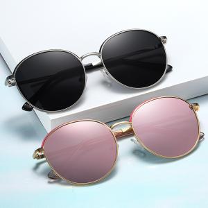 Retro Summer TAC UV400 Protection Sunglasses Metal Women Men Polarized