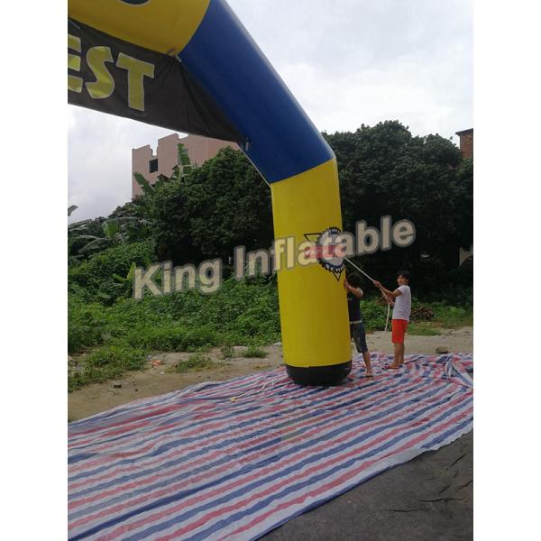 10m*5m Mix Color Large PVC Custom Inflatable Arch / Inflatable Advertising