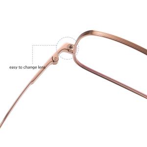 Titanium Frame optical eye glass Customization Unisex Higher Density