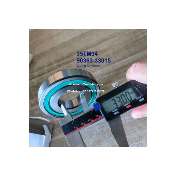 35TM34 90363-33015 Toyota gearbox bearings special ball bearings for Toyota spare part replacement 33*78.5*15mm