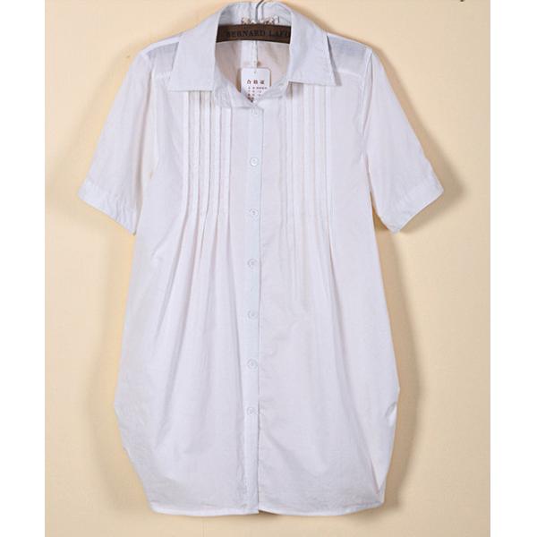 F4856 lady fashion shirt fabric cotton/poly spandex plain 40SX75D+40D 105GSM 57/58"