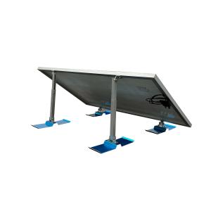 25-30 Years of Service Life Solar Railing Ballasted Roof Mounting System for