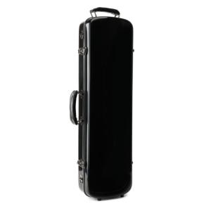 Fiberglass Rectangular Violin Hard Case Black Waterproof