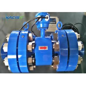 Petroleum Oil Industry Salt Sea Water Flow Meter , Electromagnetic High Pressure