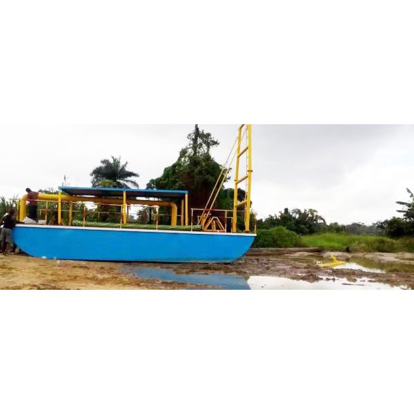 Diesel Floating Small Barge Boat Customized 1000t DWT