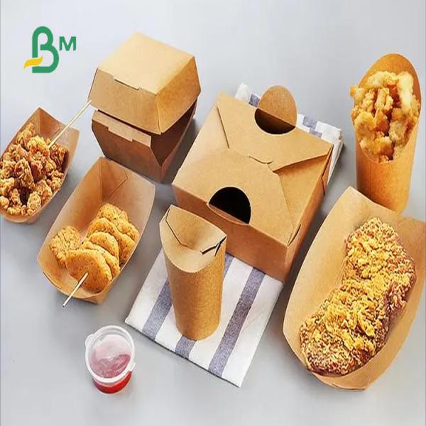Smooth Surface Food Grade Kraft Paper for Lunch Box Applications Smooth Surface Food Grade Kraft Paper for Lunch Box Applications