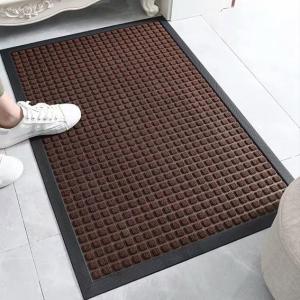 China Rubber Backing Commercial Entrance Mats Water Hold Dust Control Mat 60cmx90cm on sale