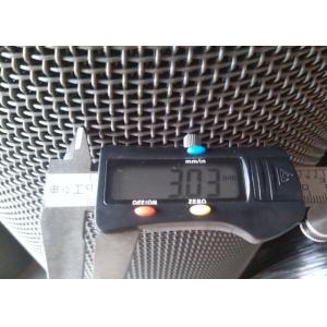 2.5MM*25MM*25MM*1.8M*30M Crimped Wire Mesh Woven Plain SS 314 Material
