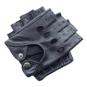 High quality cheap leather gloves fingerless