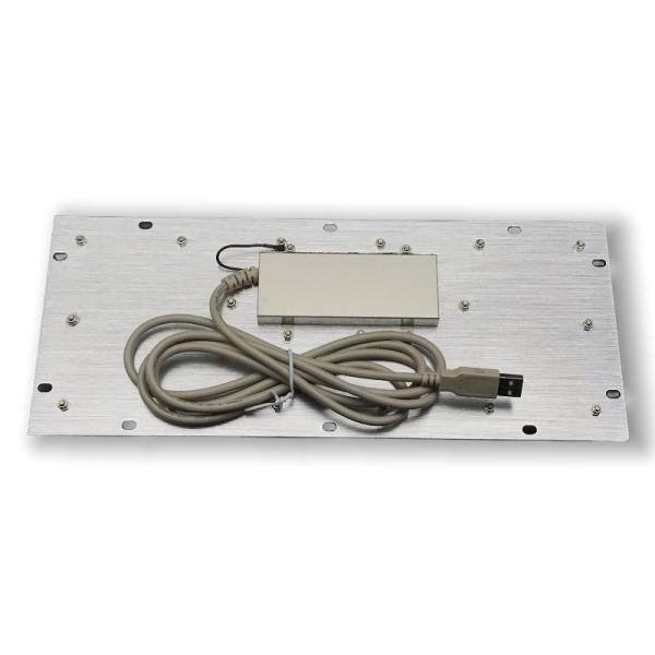 IP65 / IK07 Stainless Steel Keyboard waterproof dustproof Industrial Keyboard Rear Panel Mounted -40℃