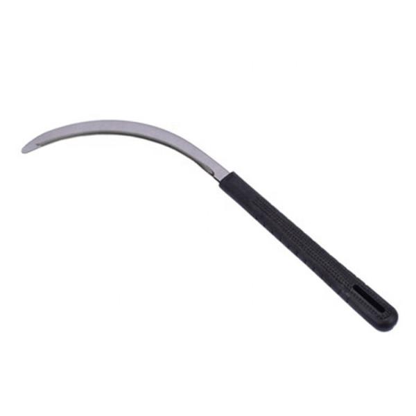 Buy 1.8in Encryption Garden Sawtooth Sickle Agricultural Tool Fiberglass Handle at wholesale prices