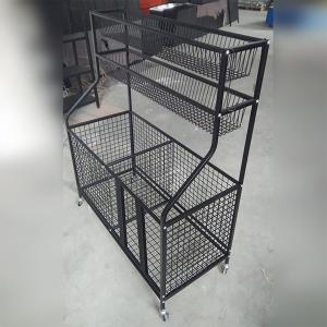 42inch Height 36inch Length Sports Equipment Organizer Rack With Baskets And