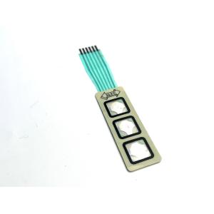 LED Backlight Screen Printing Tactile Dome Switch With Transparent Window