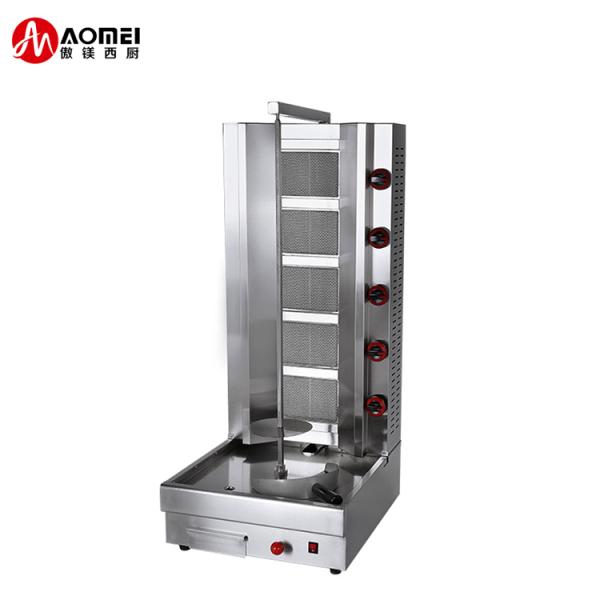Chicken Meat Commercial Stainless Steel Shawarma Machine with Energy Saving Standard