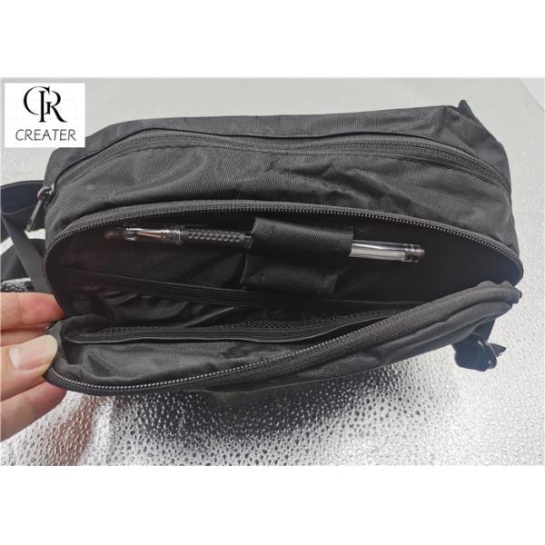 OEM Mens Sport Waist Belt Bag , Waterproof Running Waist Bag With Adjustable Webbing