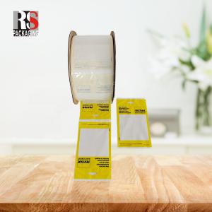 Custom Printed LDPE Plastic Pre Opened Poly Bags On A Roll Fan Folded Perforated